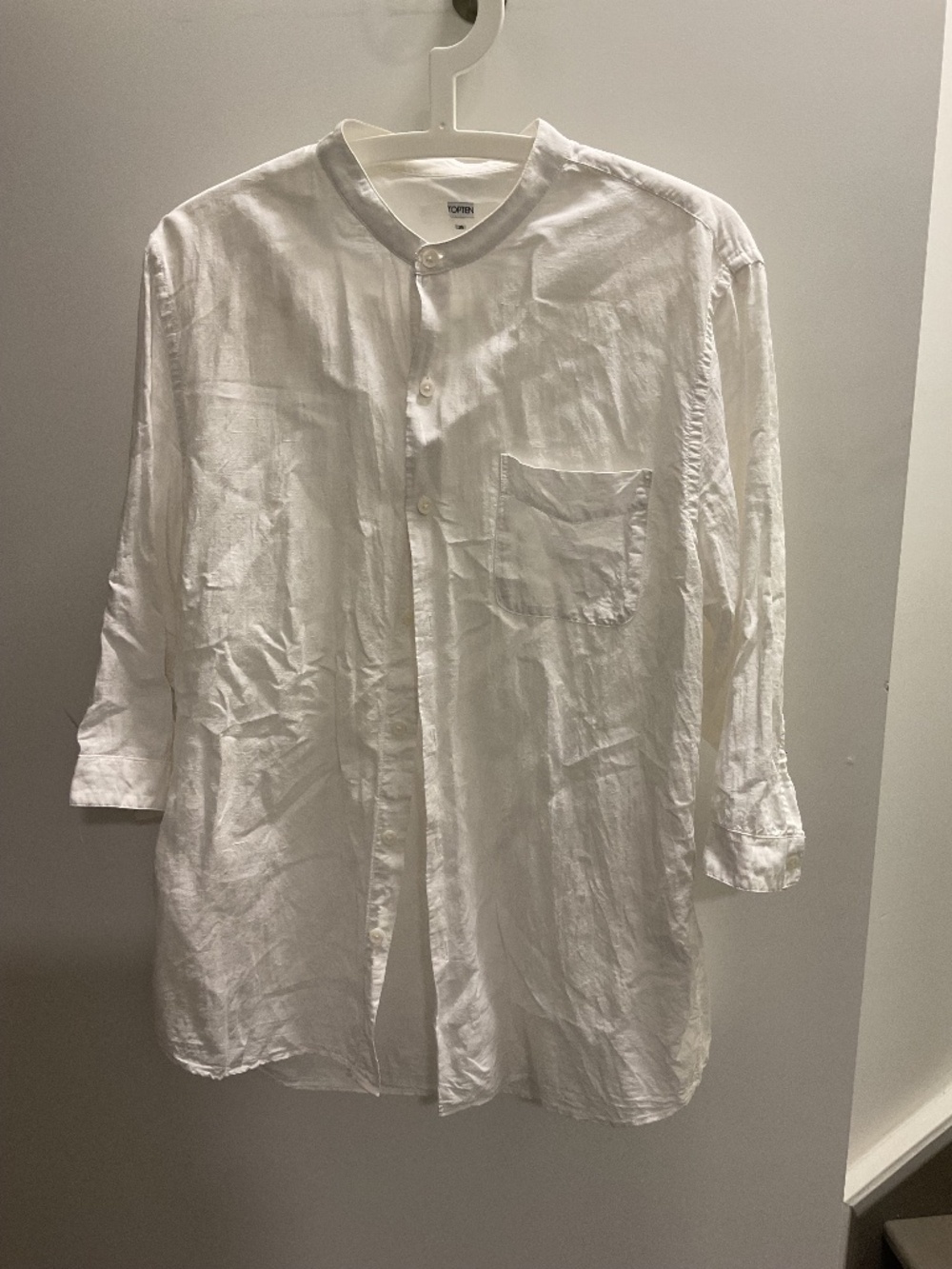 Linen and cotton shirt